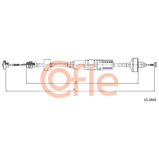 10.3443 - Clutch Cable 