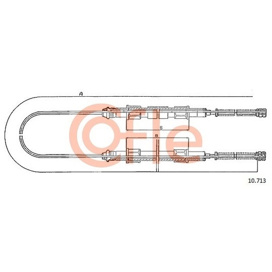 10.713 - Cable, parking brake 