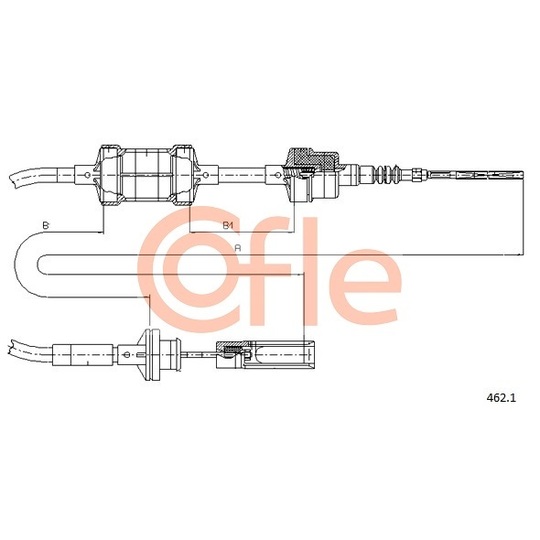 462.1 - Clutch Cable 