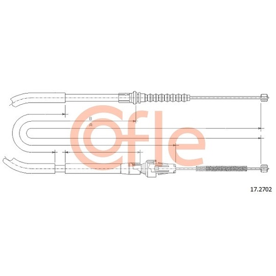 17.2702 - Cable, parking brake 