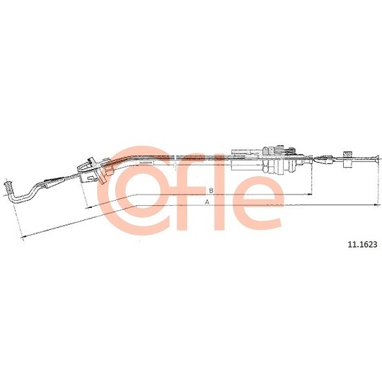 11.1623 - Accelerator Cable 