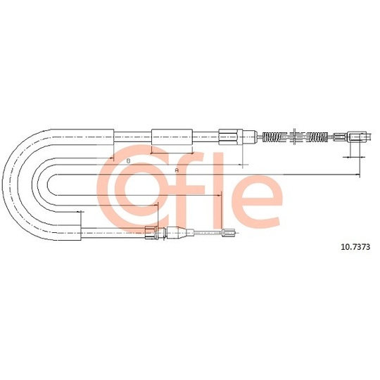 10.7373 - Cable, parking brake 