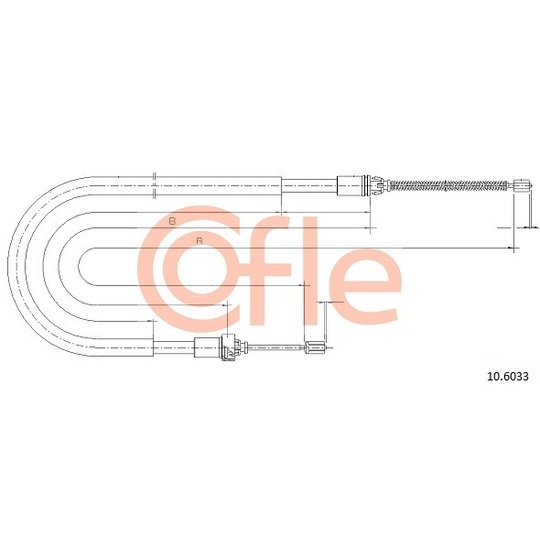10.6033 - Cable, parking brake 