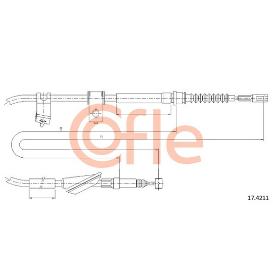 17.4211 - Cable, parking brake 