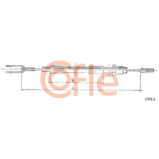 1702.2 - Clutch Cable 