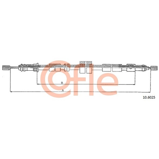 10.6025 - Cable, parking brake 