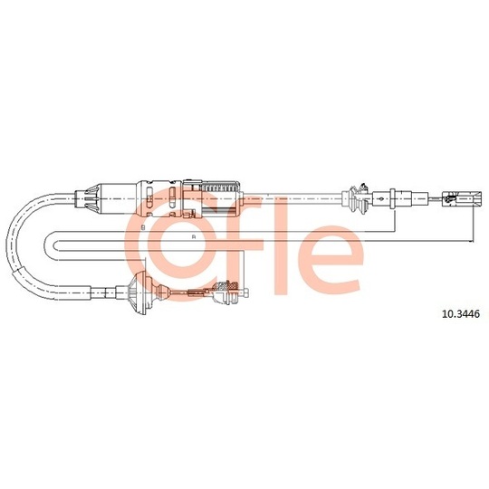 10.3446 - Clutch Cable 