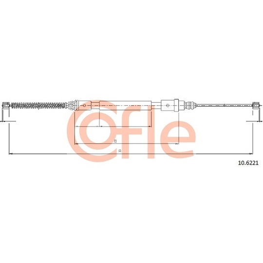 10.6221 - Cable, parking brake 