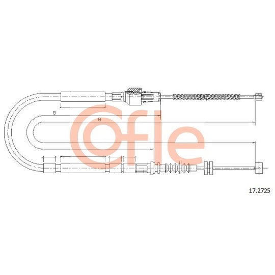 17.2725 - Cable, parking brake 