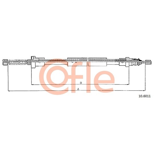 10.6011 - Cable, parking brake 