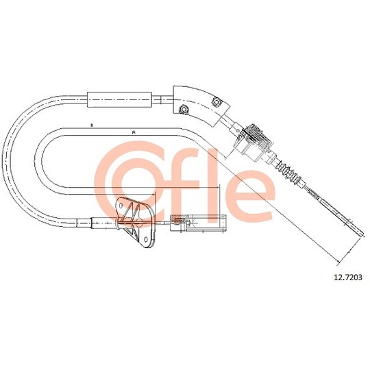 12.7203 - Clutch Cable 