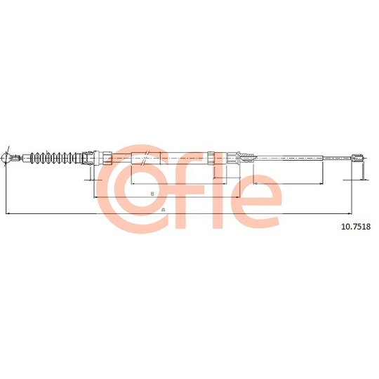 10.7518 - Cable, parking brake 