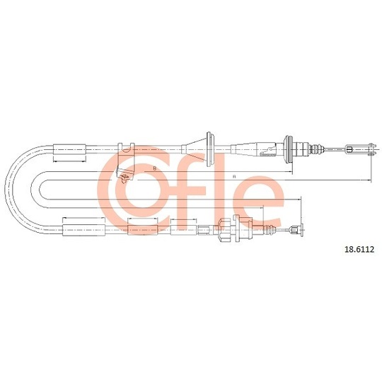 18.6112 - Clutch Cable 