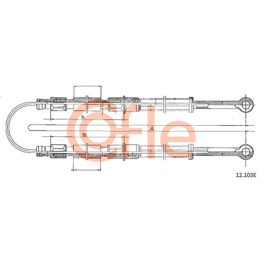 12.103E - Cable, parking brake 