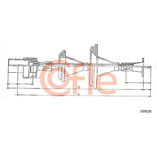 S08026 - Tacho Shaft 