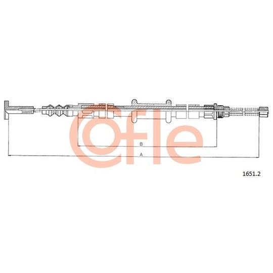 1651.2 - Cable, parking brake 