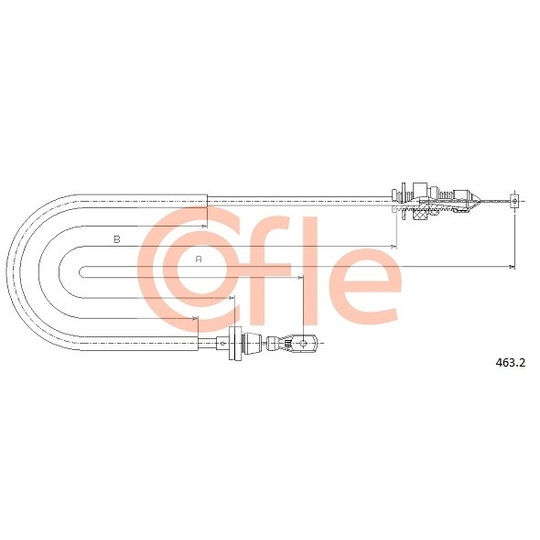 463.2 - Accelerator Cable 