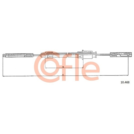 10.468 - Cable, parking brake 