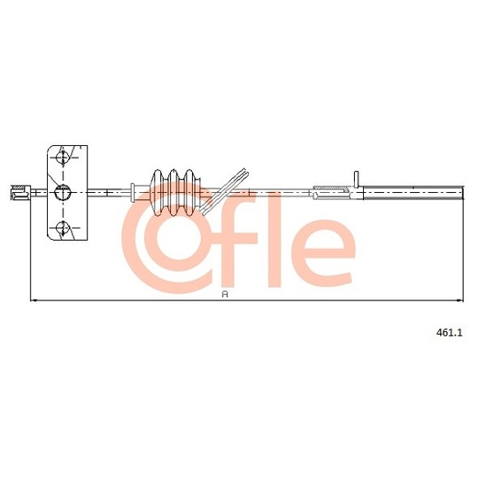 461.1 - Cable, parking brake 