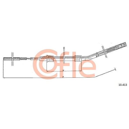 10.413 - Cable, parking brake 
