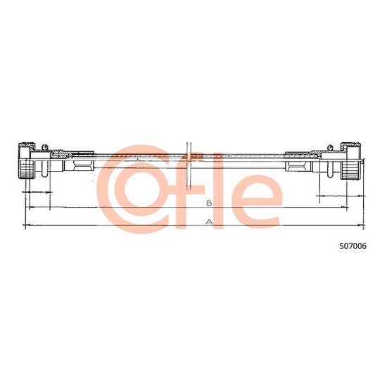 S07006 - Tacho Shaft 