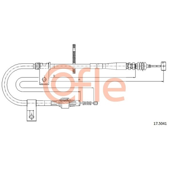 17.5041 - Cable, parking brake 
