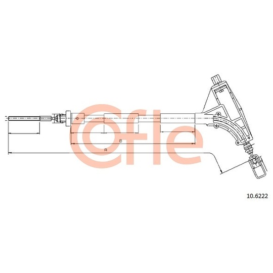 10.6222 - Cable, parking brake 