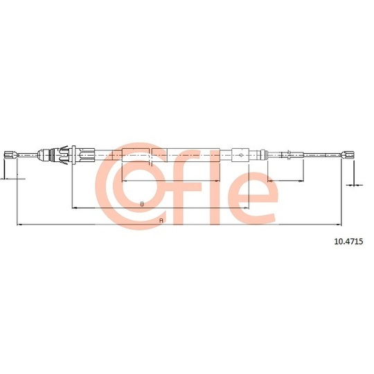 10.4715 - Cable, parking brake 