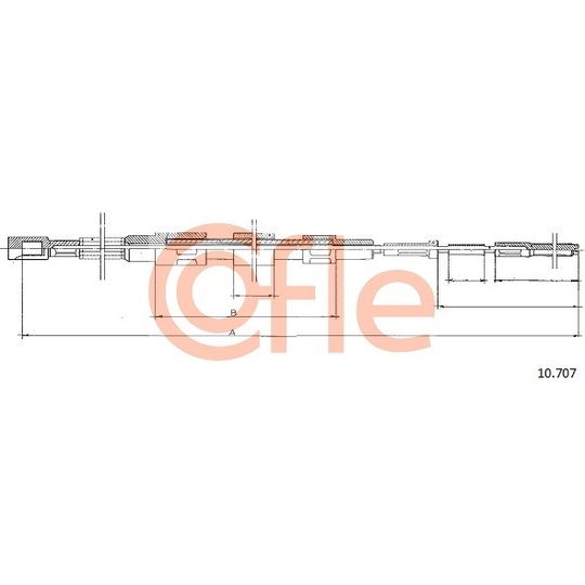 10.707 - Cable, parking brake 