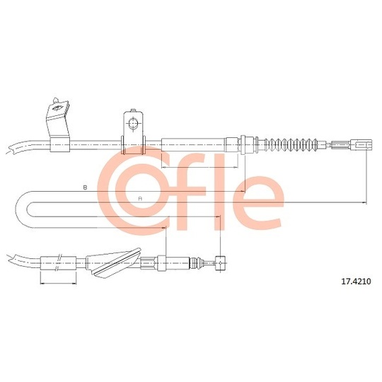 17.4210 - Cable, parking brake 