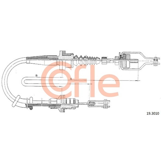 19.3010 - Clutch Cable 