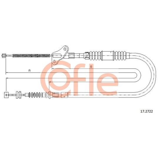 17.2722 - Cable, parking brake 