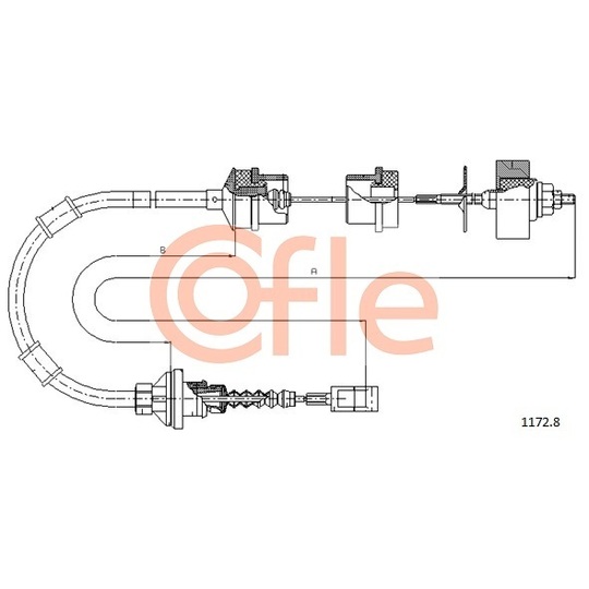 1172.8 - Clutch Cable 