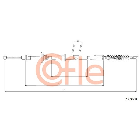 17.3508 - Cable, parking brake 