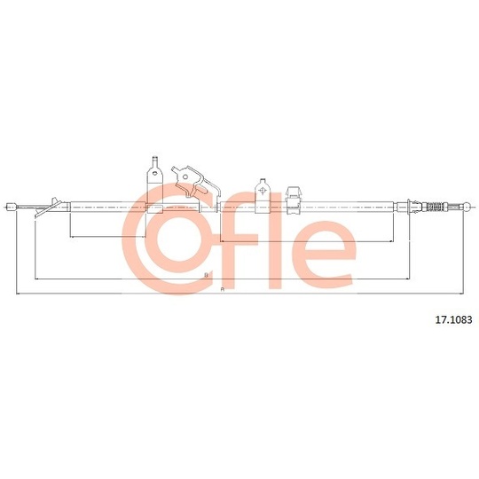 17.1083 - Cable, parking brake 