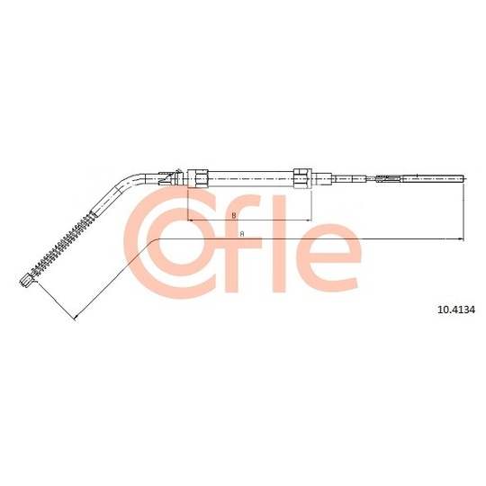 10.4134 - Cable, parking brake 