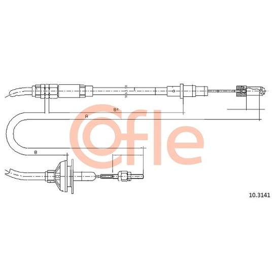 10.3141 - Clutch Cable 