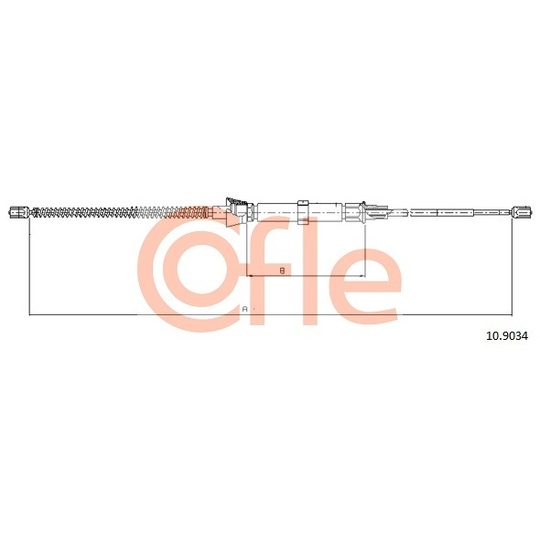 10.9034 - Cable, parking brake 