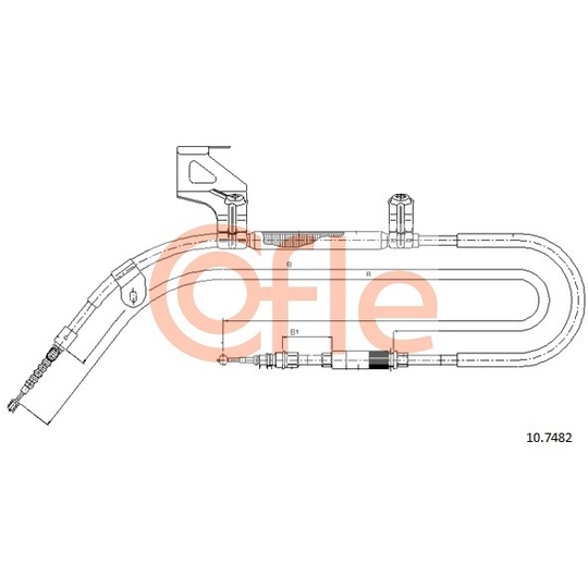 10.7482 - Cable, parking brake 