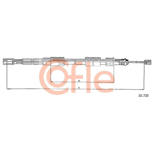 10.720 - Cable, parking brake 