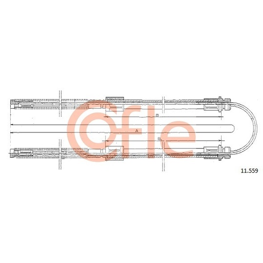 11.559 - Cable, parking brake 