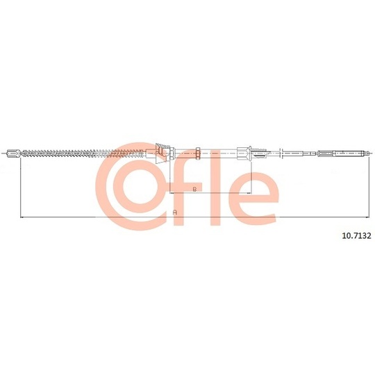 10.7132 - Cable, parking brake 