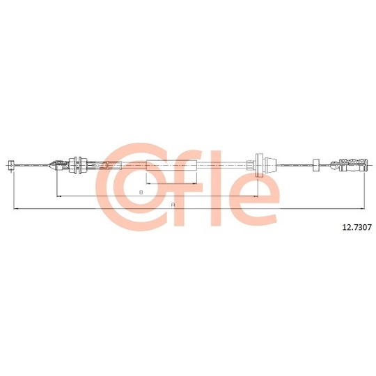 12.7307 - Accelerator Cable 