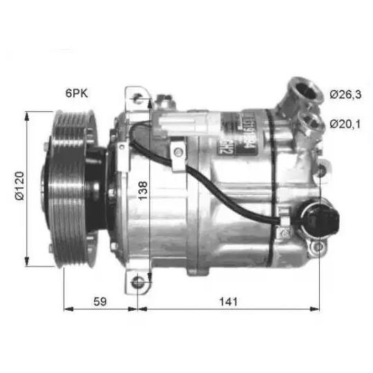 32417G - Kompressori, ilmastointilaite 