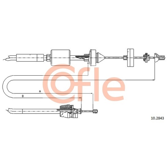 10.2843 - Clutch Cable 
