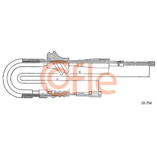 10.754 - Cable, parking brake 