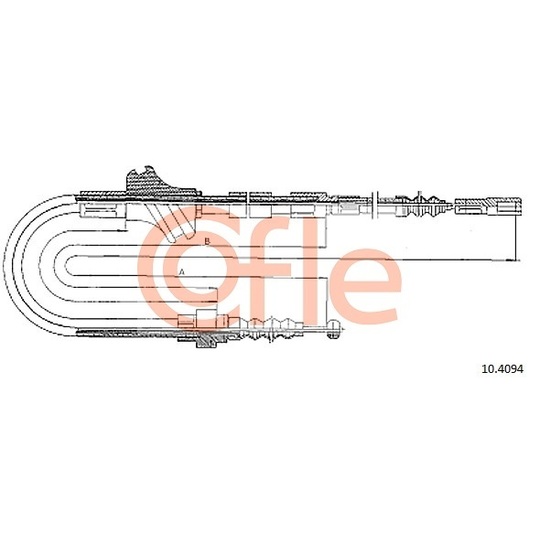 10.4094 - Cable, parking brake 