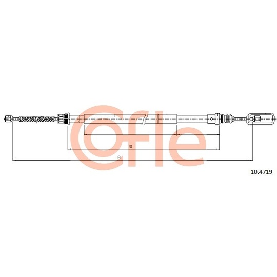 10.4719 - Cable, parking brake 