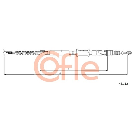 461.12 - Cable, parking brake 