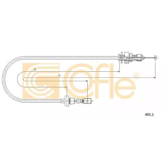 463.1 - Accelerator Cable 